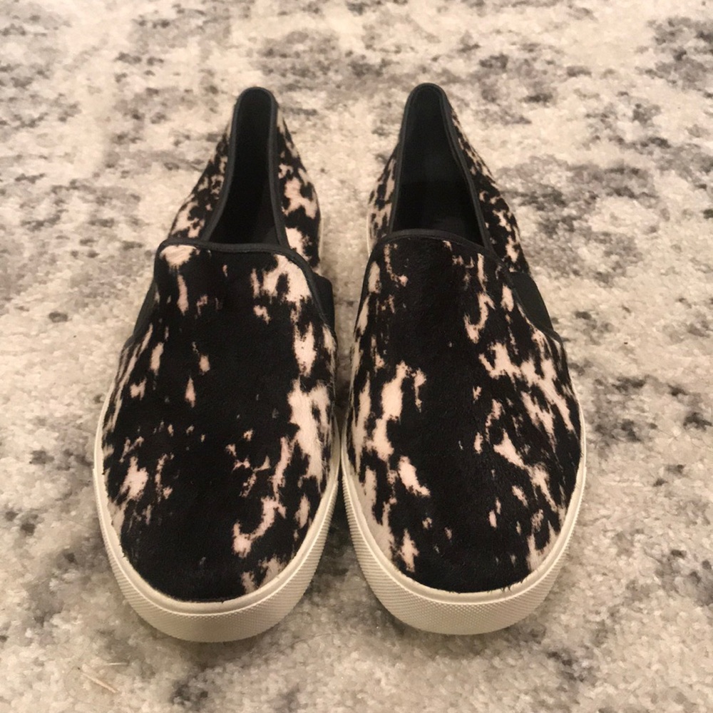 Vince Blair Calf Hair Slip On Sneakers - Size 9